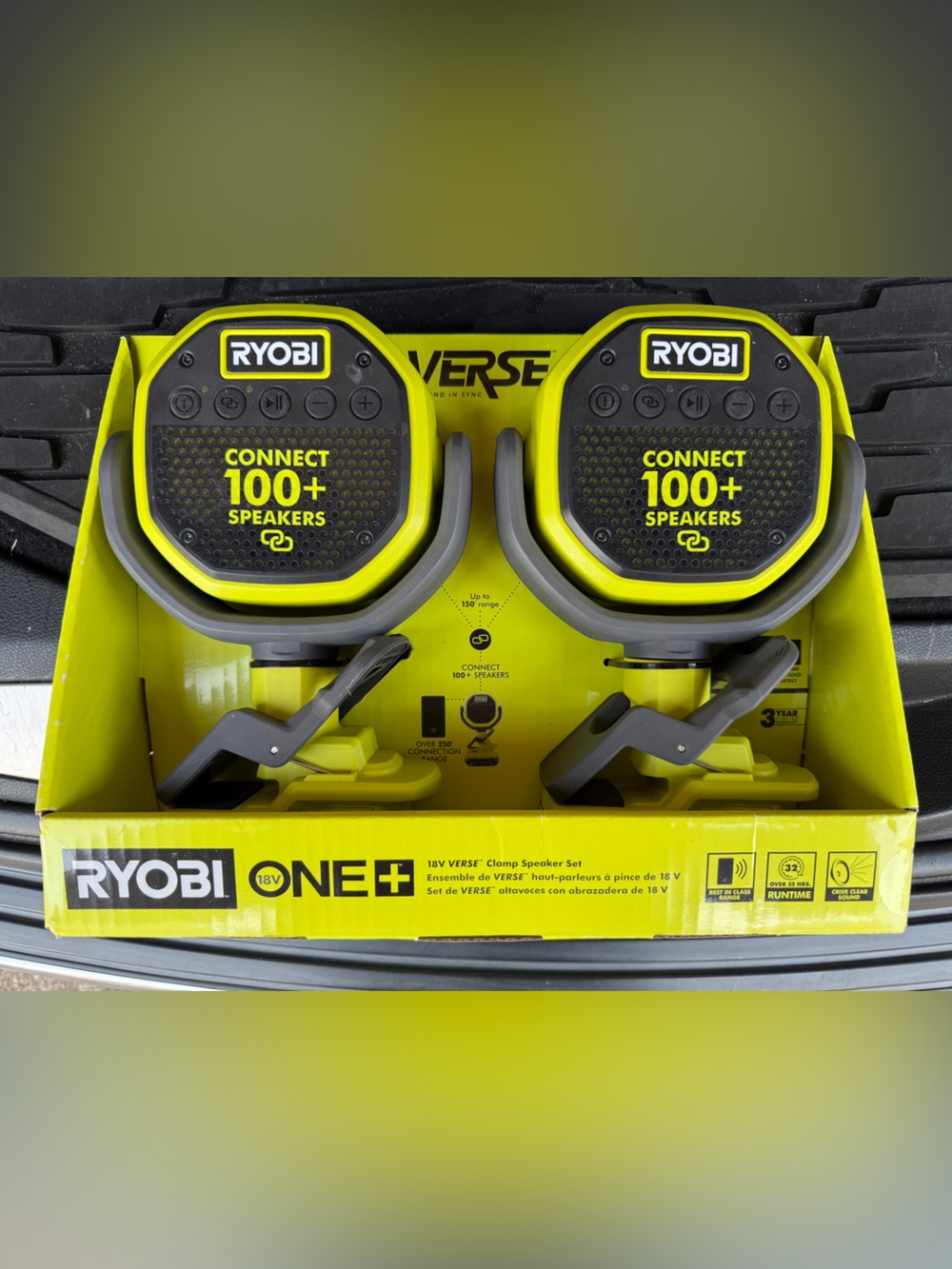 RYOBI 18V Connectable Bluetooth Speakers